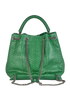 Large Urban Luxury Drawstring Backpack, &pound;2,750, Handbags, Green, Leather, Back view